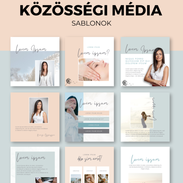 Canva közösségi média sablon