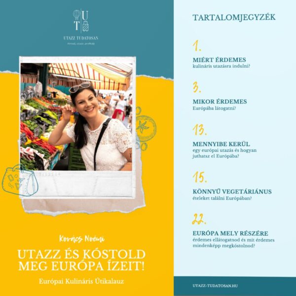 Európai kulináris útikalauz - stand ajánlat