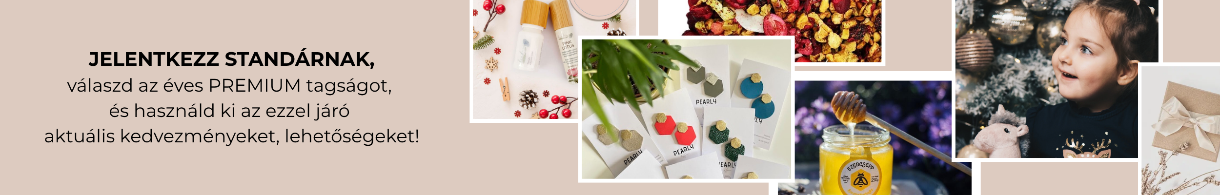 premium tagság banner